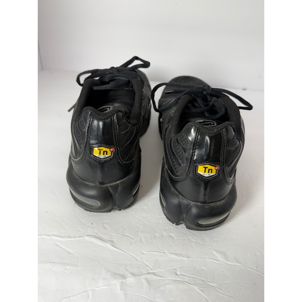 Nike Air Max Plus Triple Black Men Running Shoes 604133-050 Size 9.5 Sneaker - Picture 4 of 9